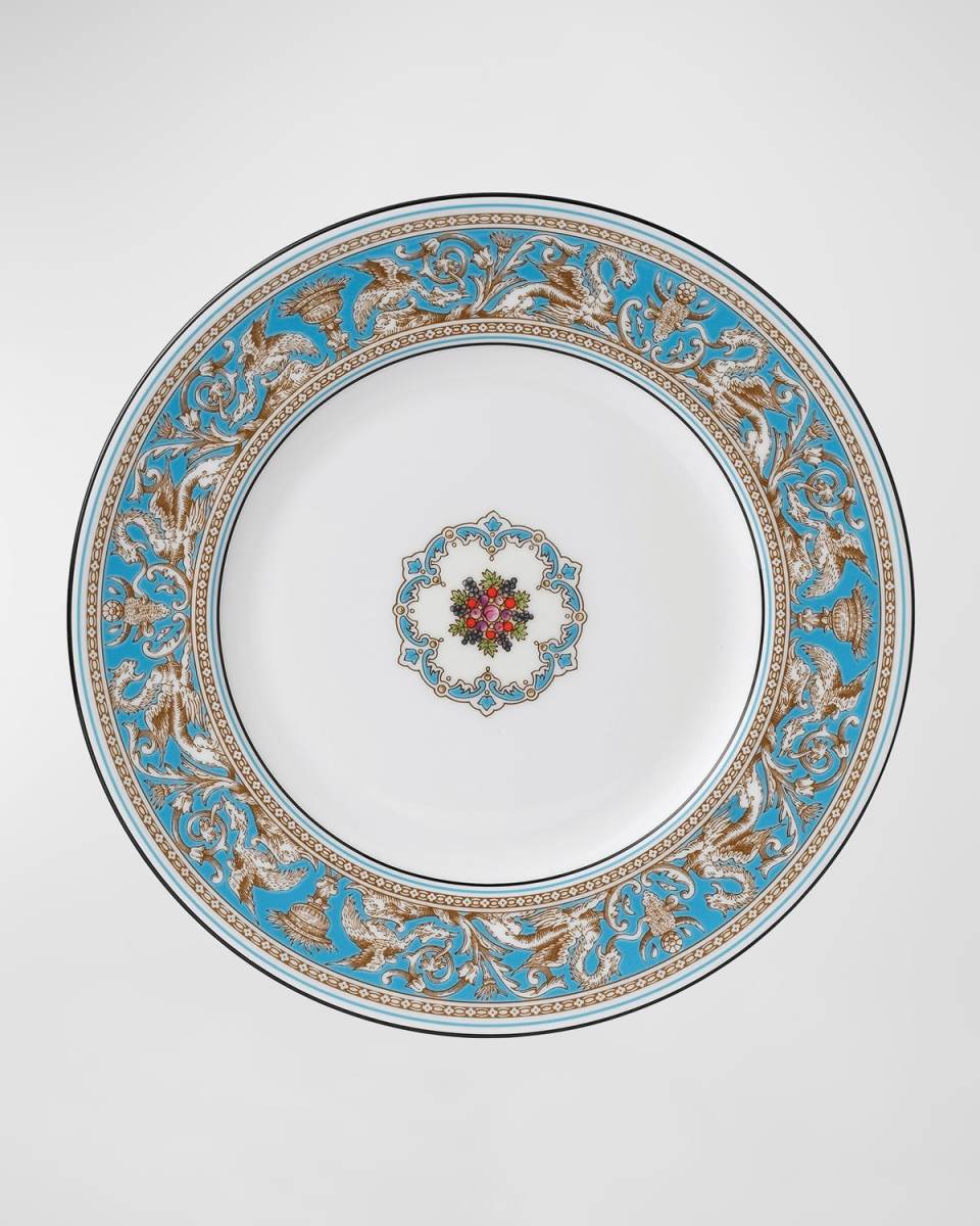 Florentine Turquoise Dinner Plate 10.75"
